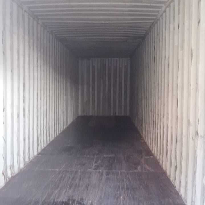 Interior vazio de container dry 20 pes